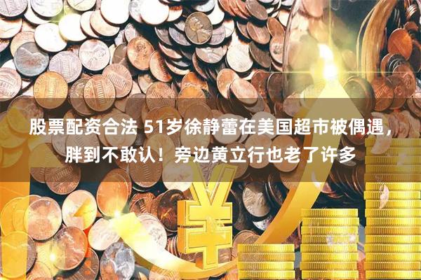 股票配资合法 51岁徐静蕾在美国超市被偶遇，胖到不敢认！旁边黄立行也老了许多